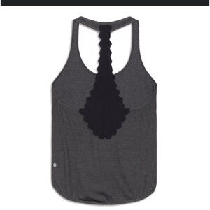 Lululemon Heathered Black/Black top
